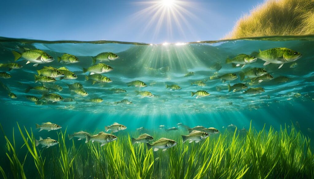 Offshore Summer Bass in the Hot Midday Sun