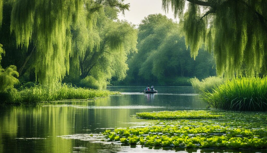 bass fishing in ponds and canals