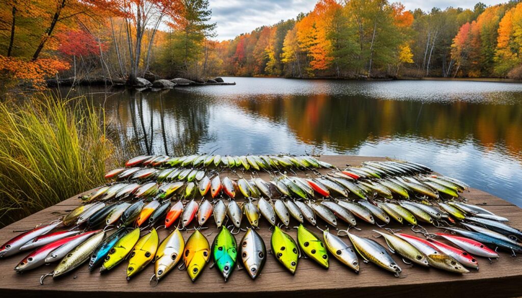 best fall bass lures grass lakes