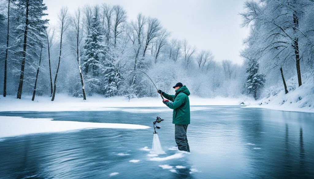 cold water chatterbait bass fishing