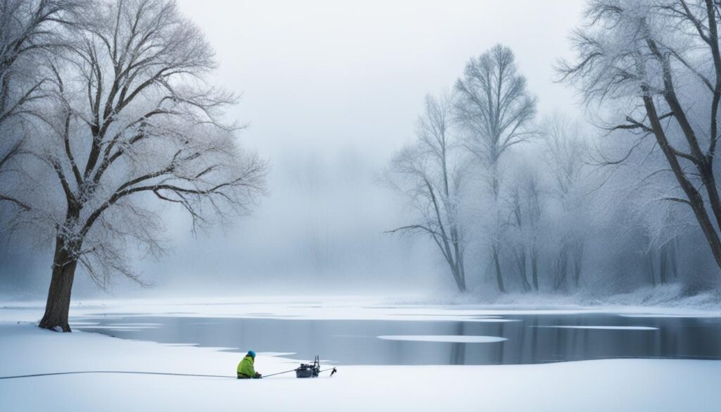 cold water chatterbait bass fishing