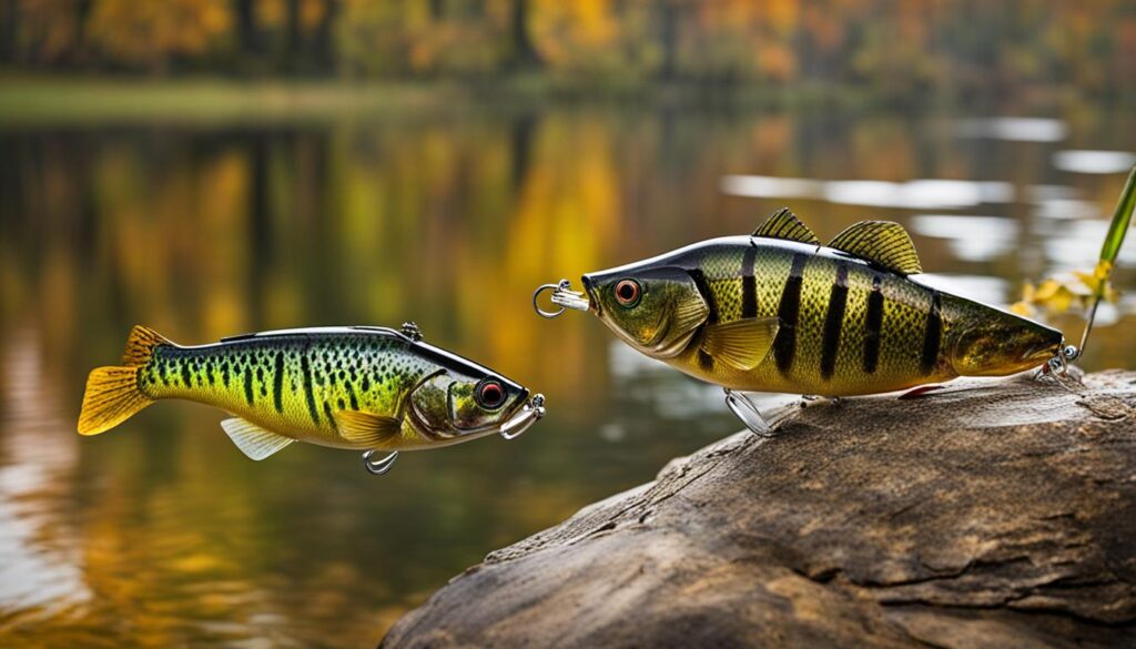 fall bass swimbait setups