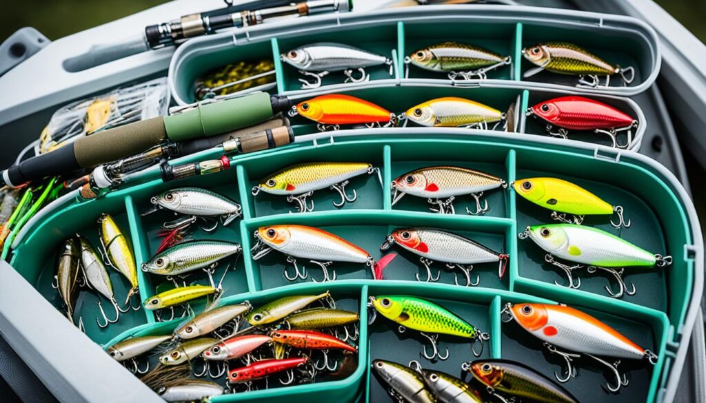 fall fishing lure selection