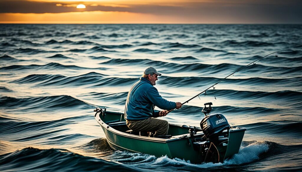 fishing deeper water