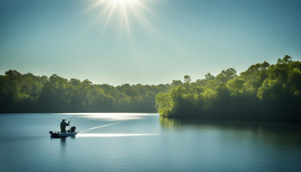 fishing with fluke in summer