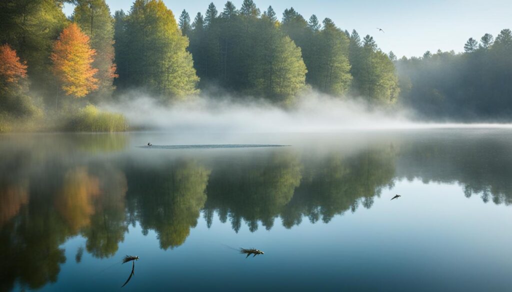 largemouth bass behavior during fall transition