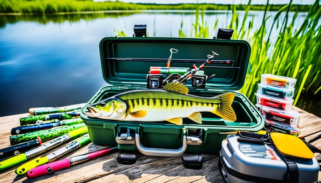 summer bass fishing gear