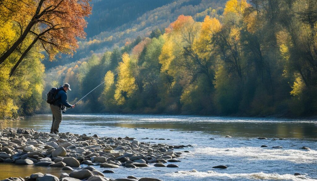 tips for river fishing in fall