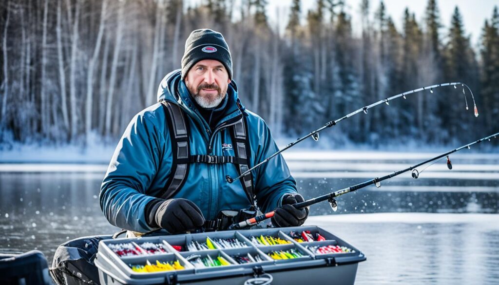 winter bass fishing