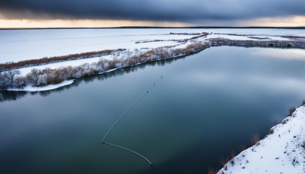 Hotspots for winter bass fishing