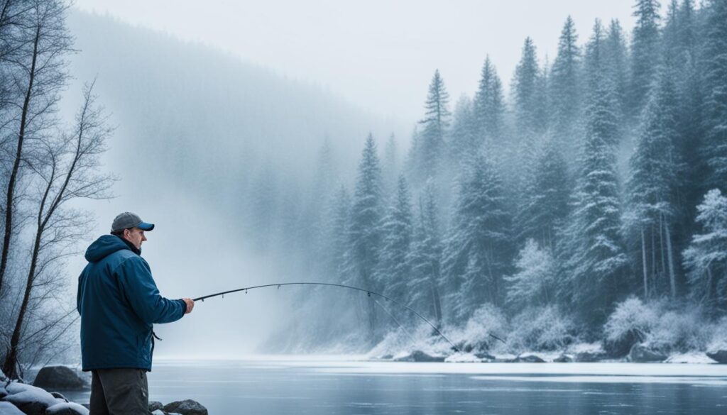 cold front fishing