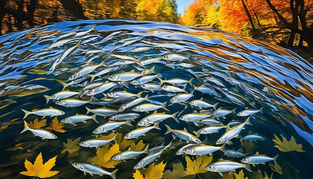 shad migration in the fall