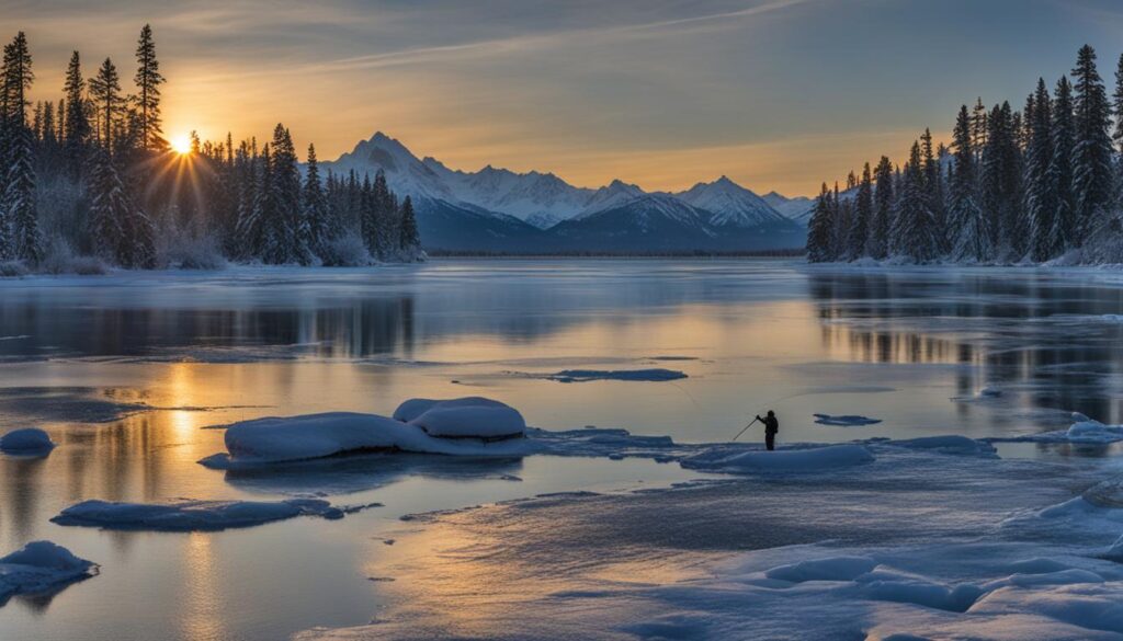 winter bass fishing