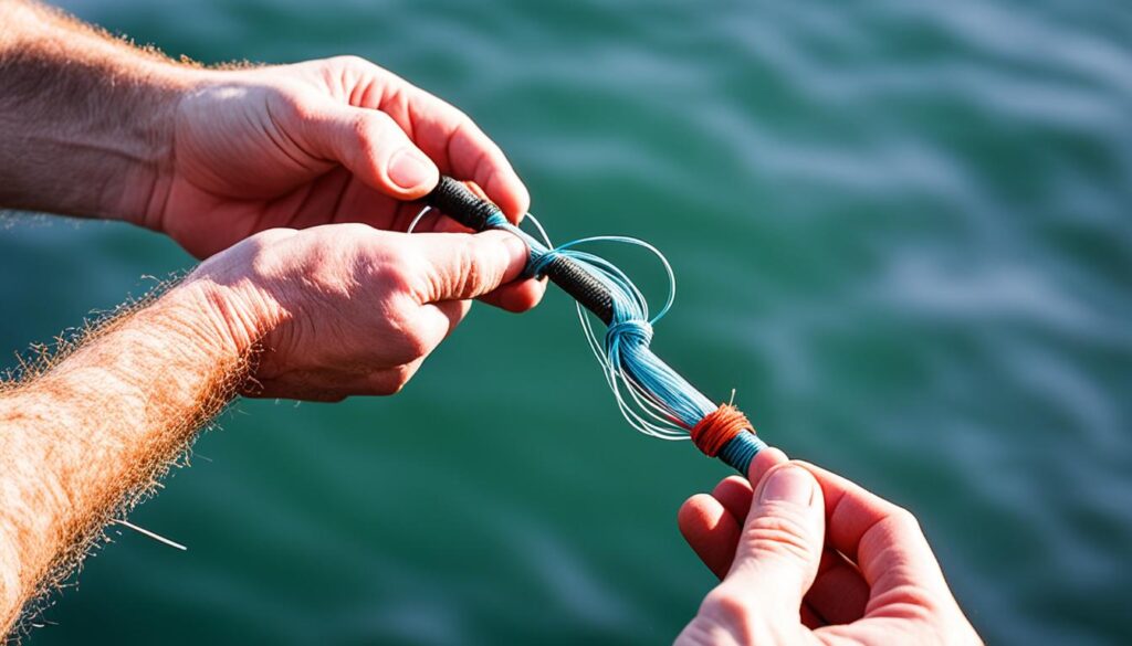 Tying the FG Knot with tension