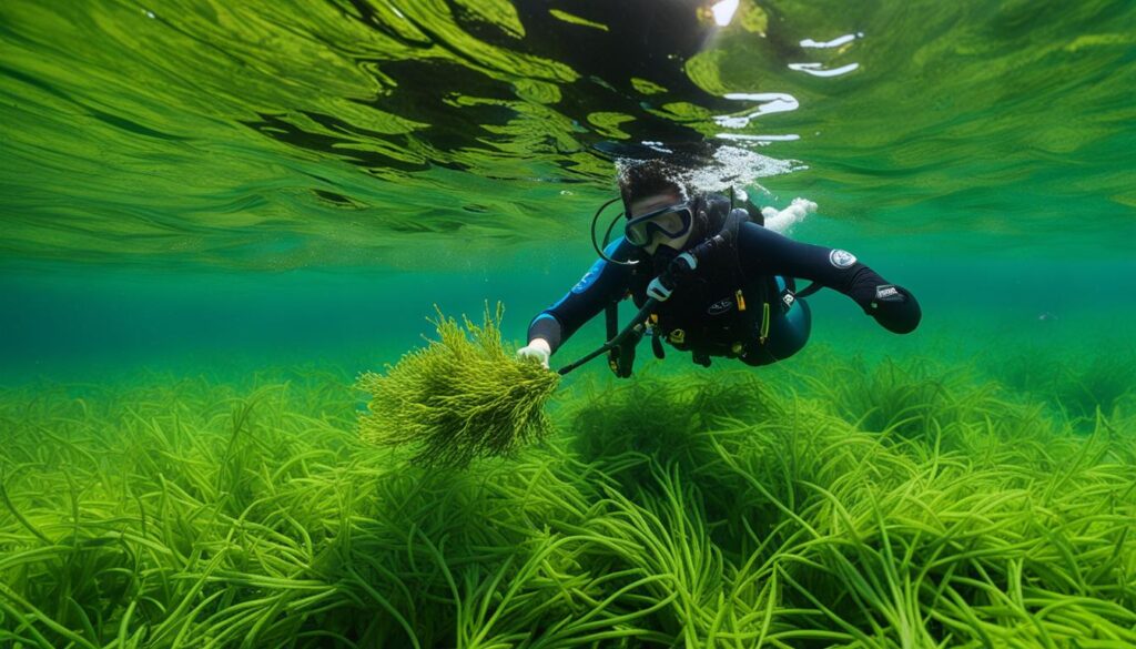 aquatic plant removal services