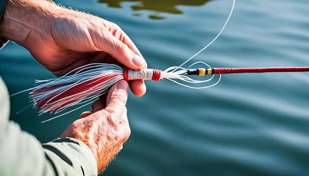 blood knot for fishing line