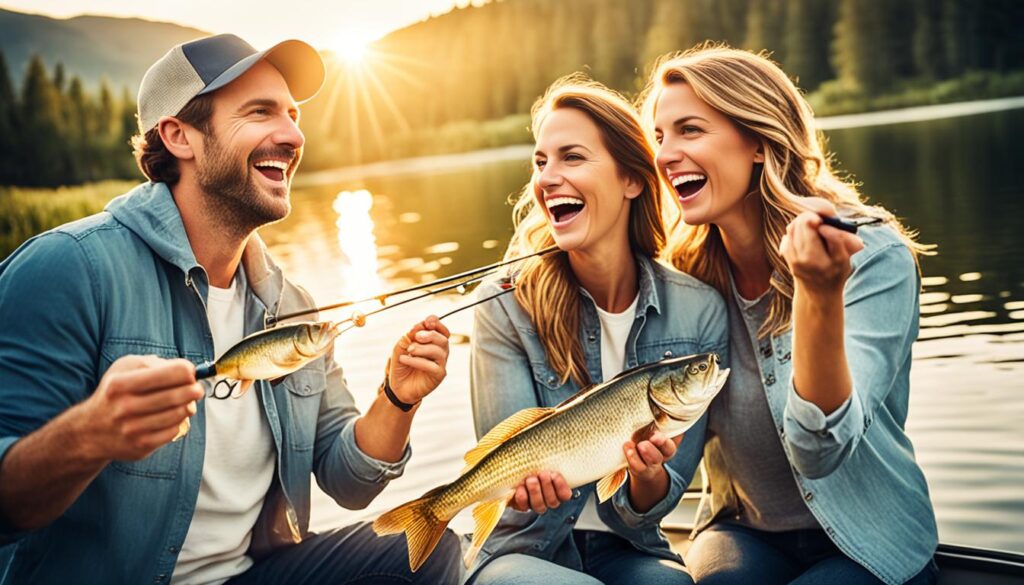 fishing with friends