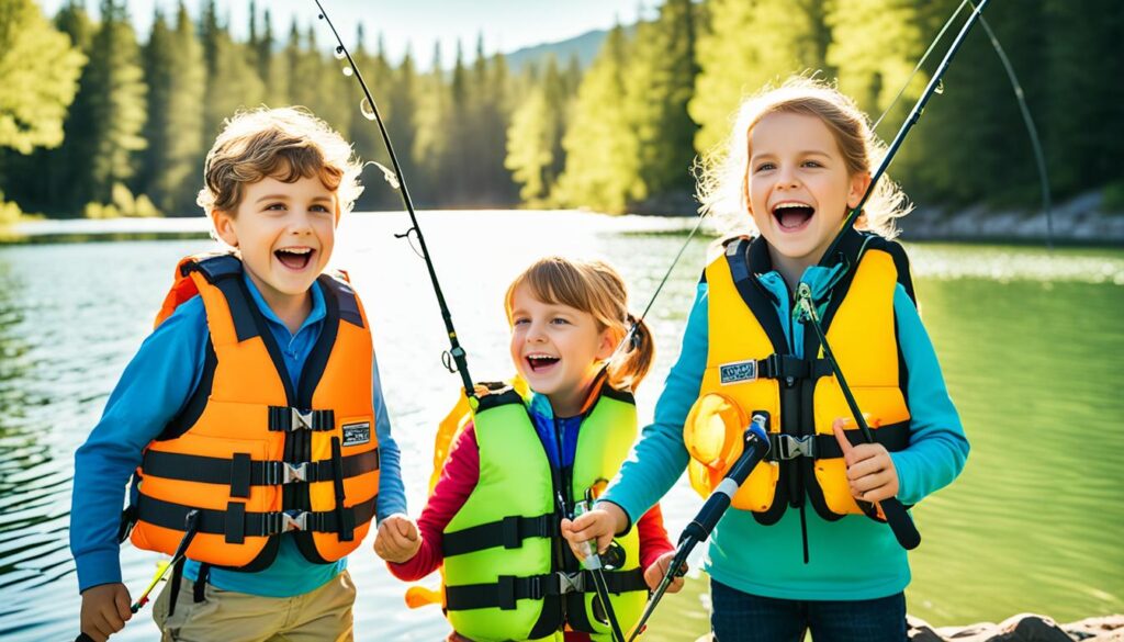 teaching kids fishing safety