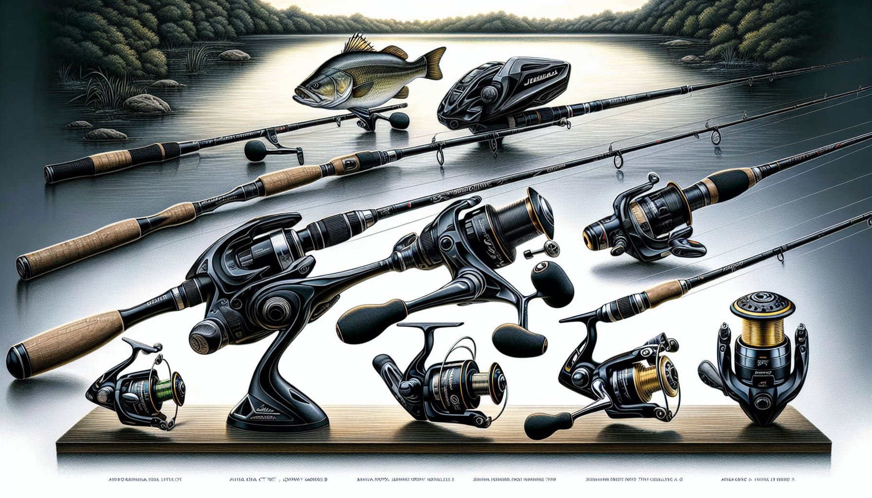 Illustration of pro angler-recommended baitcaster combos