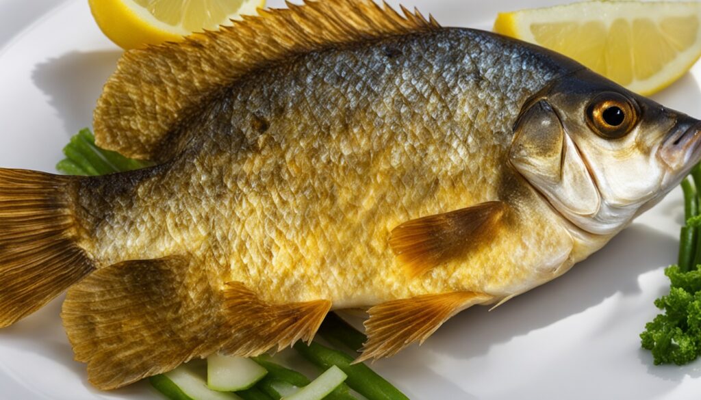 Crispy fried bluegill