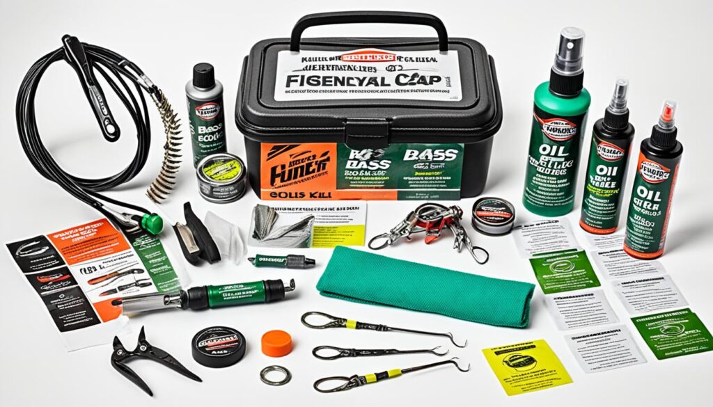 bass fishing gear maintenance