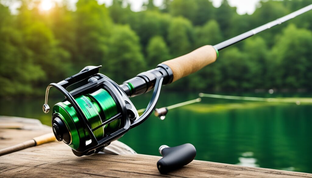 bass fishing rod reel combo